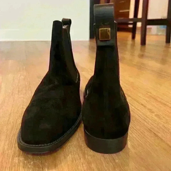 Stuart Weitzman Suede Leather Chelsea Boots Women's Size - 11 1/2 - Picture 3 of 7